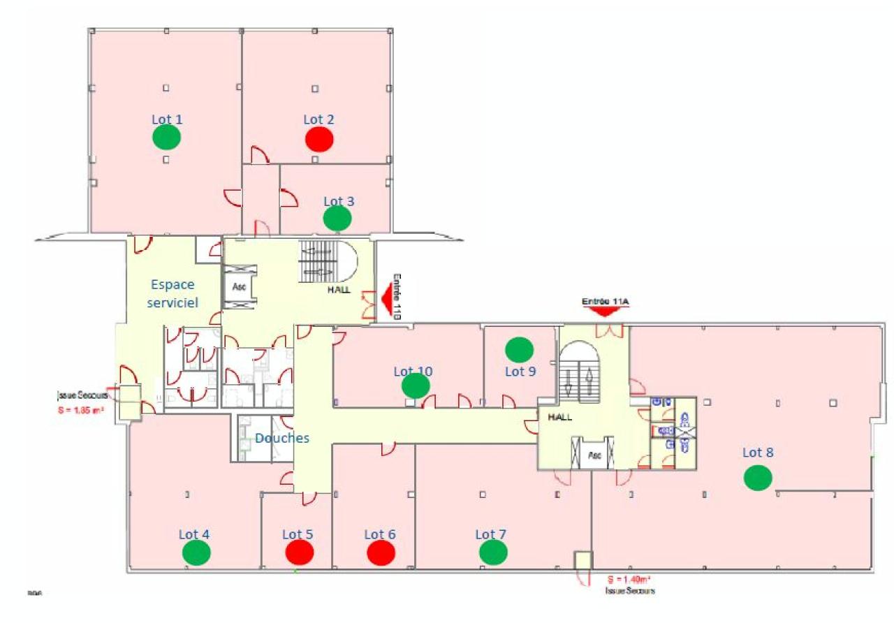 Bureau Villeneuve-d'Ascq 1764m² Location bureau Villeneuve-d'Ascq Nord OLBUR2315620 0